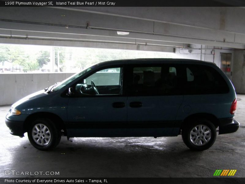Island Teal Blue Pearl / Mist Gray 1998 Plymouth Voyager SE