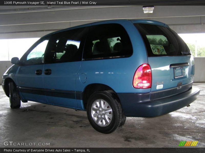 Island Teal Blue Pearl / Mist Gray 1998 Plymouth Voyager SE