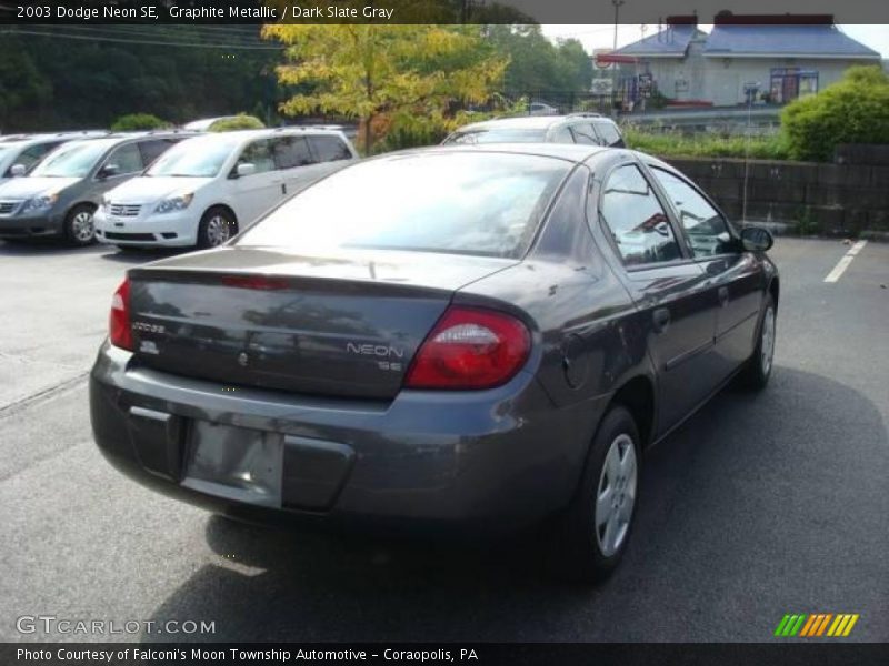 Graphite Metallic / Dark Slate Gray 2003 Dodge Neon SE