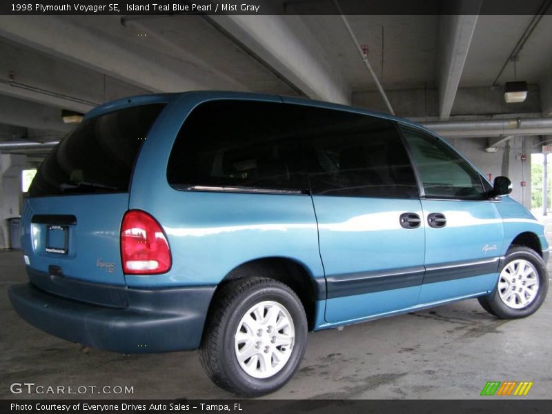 Island Teal Blue Pearl / Mist Gray 1998 Plymouth Voyager SE