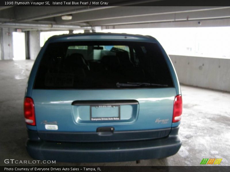 Island Teal Blue Pearl / Mist Gray 1998 Plymouth Voyager SE