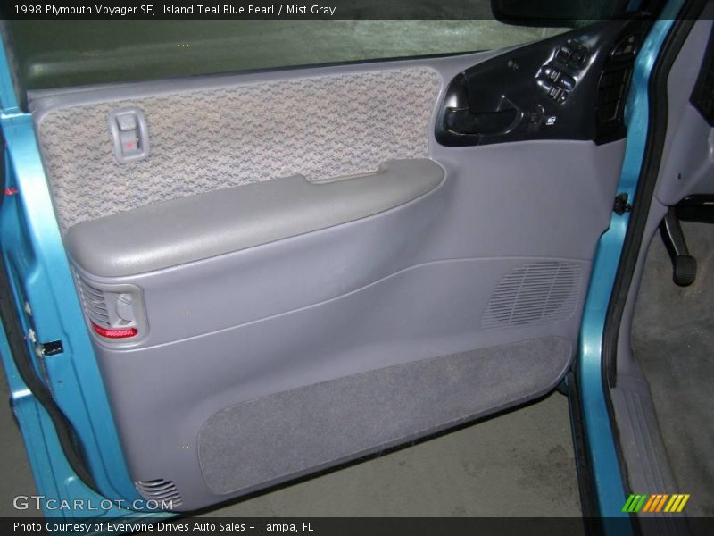 Island Teal Blue Pearl / Mist Gray 1998 Plymouth Voyager SE