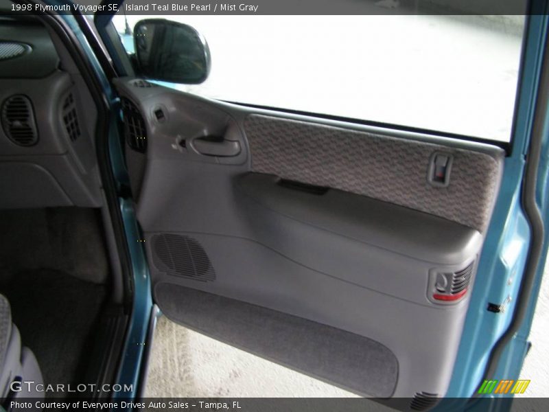 Island Teal Blue Pearl / Mist Gray 1998 Plymouth Voyager SE