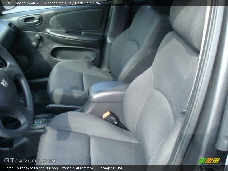 Graphite Metallic / Dark Slate Gray 2003 Dodge Neon SE