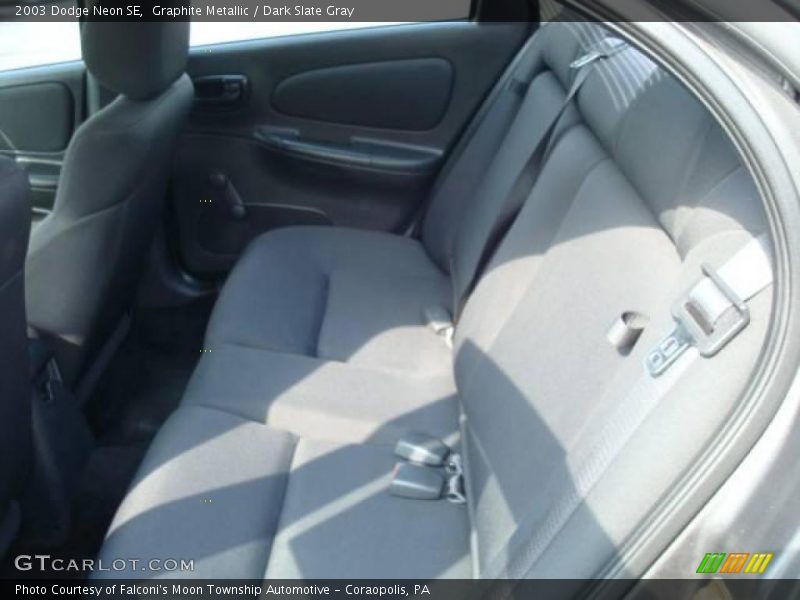 Graphite Metallic / Dark Slate Gray 2003 Dodge Neon SE
