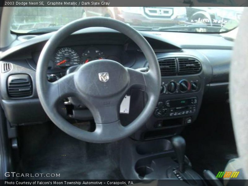 Graphite Metallic / Dark Slate Gray 2003 Dodge Neon SE