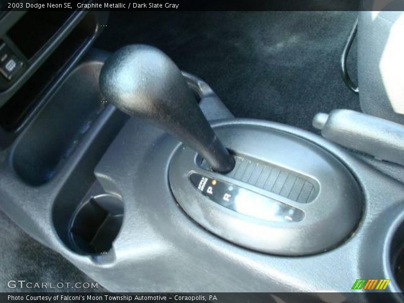 Graphite Metallic / Dark Slate Gray 2003 Dodge Neon SE