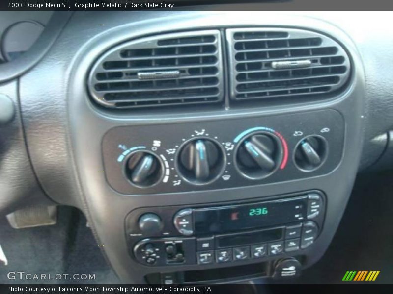 Graphite Metallic / Dark Slate Gray 2003 Dodge Neon SE