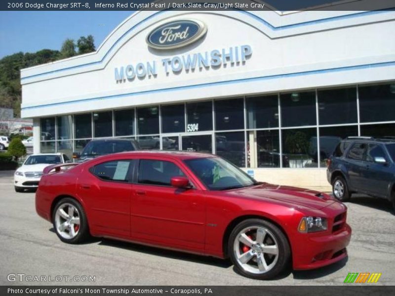 Inferno Red Crystal Pearl / Dark Slate Gray/Light Slate Gray 2006 Dodge Charger SRT-8