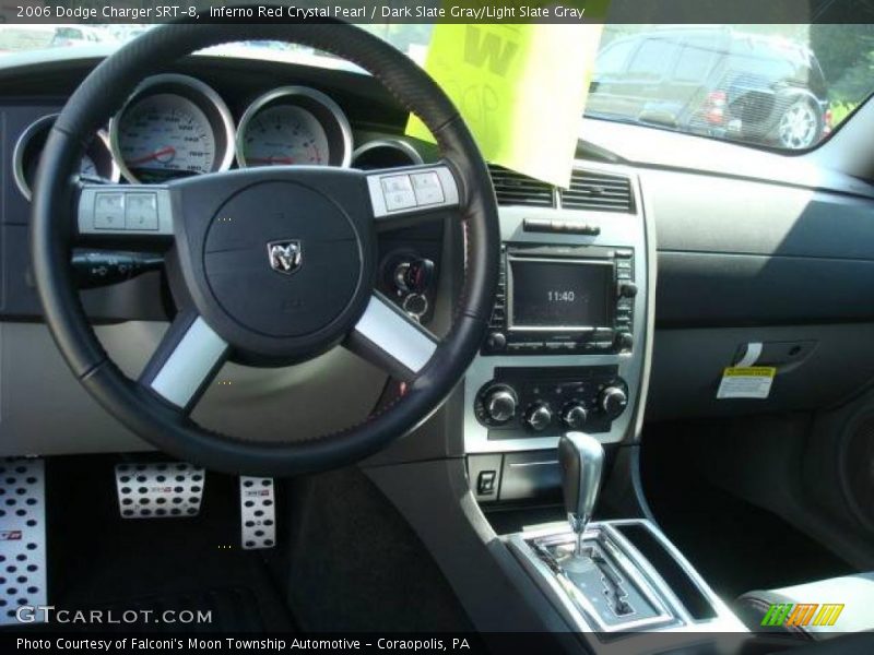 Inferno Red Crystal Pearl / Dark Slate Gray/Light Slate Gray 2006 Dodge Charger SRT-8