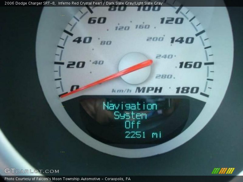 Inferno Red Crystal Pearl / Dark Slate Gray/Light Slate Gray 2006 Dodge Charger SRT-8