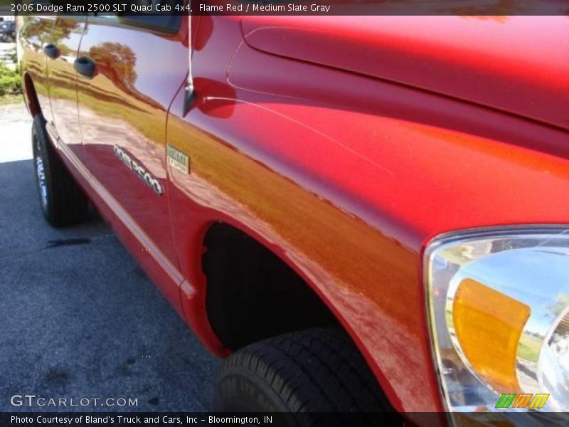 Flame Red / Medium Slate Gray 2006 Dodge Ram 2500 SLT Quad Cab 4x4