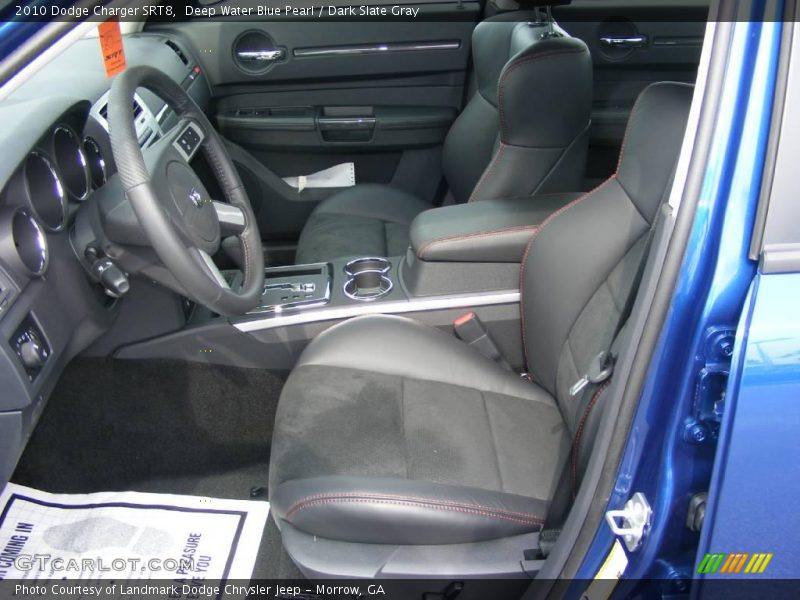 Deep Water Blue Pearl / Dark Slate Gray 2010 Dodge Charger SRT8
