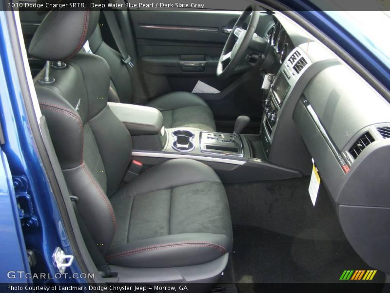 Deep Water Blue Pearl / Dark Slate Gray 2010 Dodge Charger SRT8