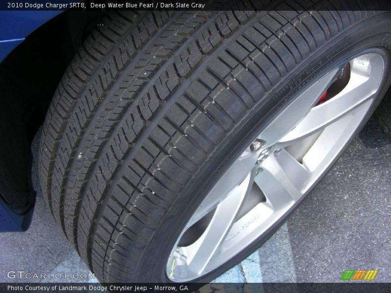 Deep Water Blue Pearl / Dark Slate Gray 2010 Dodge Charger SRT8