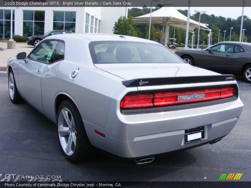 Bright Silver Metallic / Dark Slate Gray 2010 Dodge Challenger SRT8