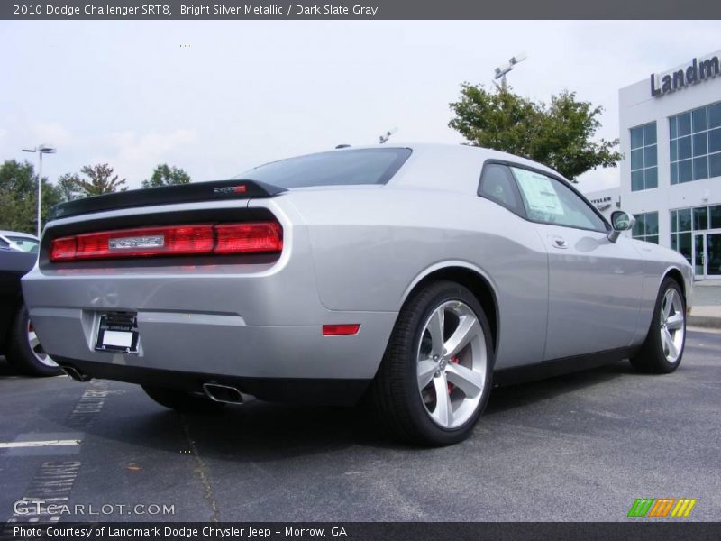 Bright Silver Metallic / Dark Slate Gray 2010 Dodge Challenger SRT8