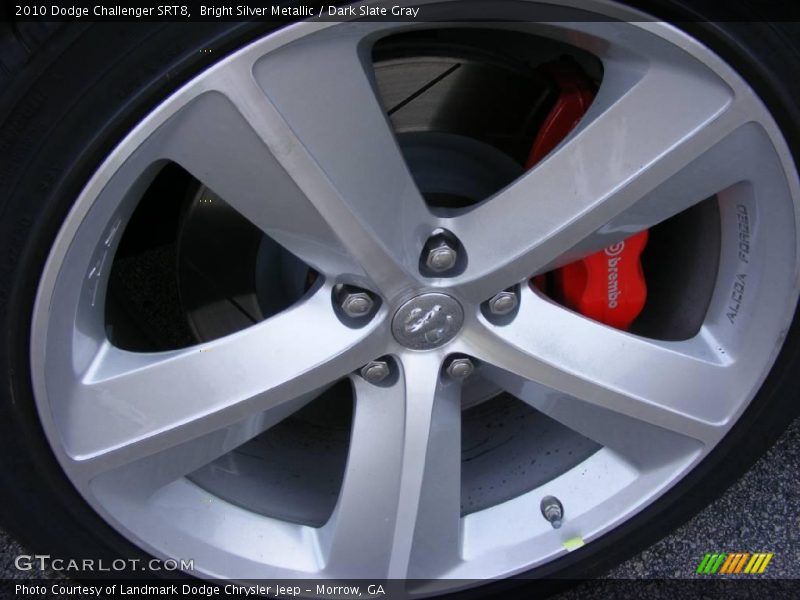 Bright Silver Metallic / Dark Slate Gray 2010 Dodge Challenger SRT8