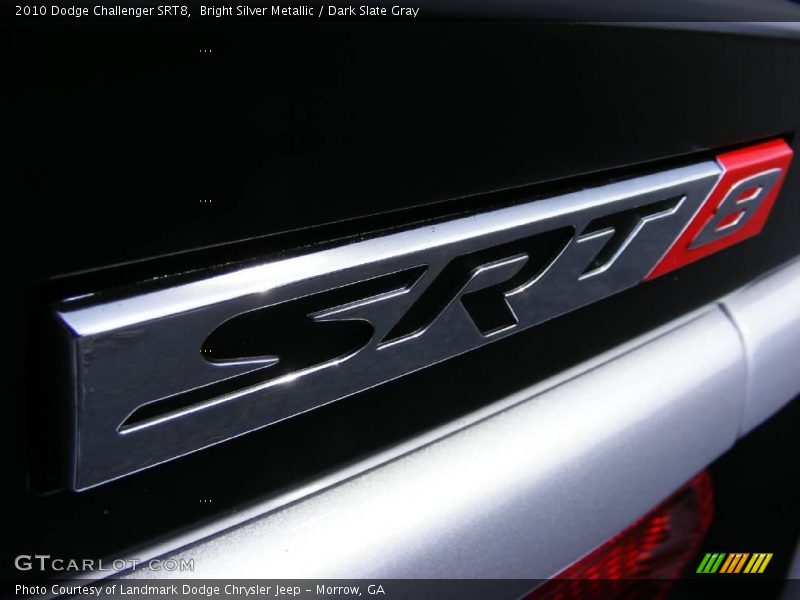 Bright Silver Metallic / Dark Slate Gray 2010 Dodge Challenger SRT8