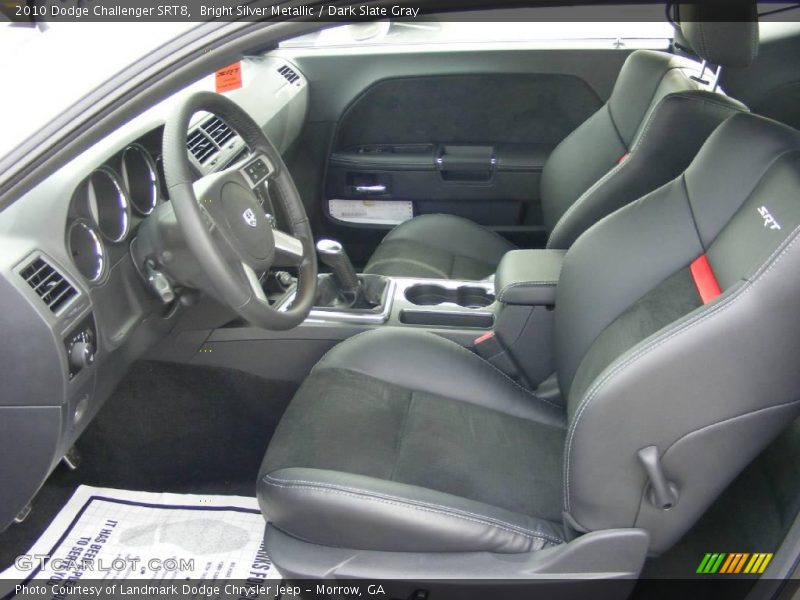 Bright Silver Metallic / Dark Slate Gray 2010 Dodge Challenger SRT8