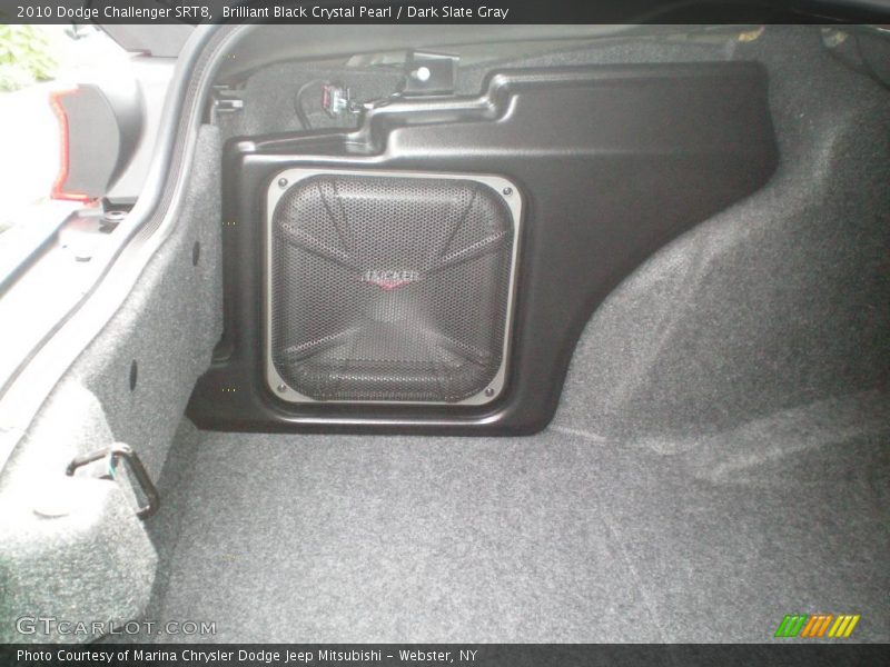 Brilliant Black Crystal Pearl / Dark Slate Gray 2010 Dodge Challenger SRT8