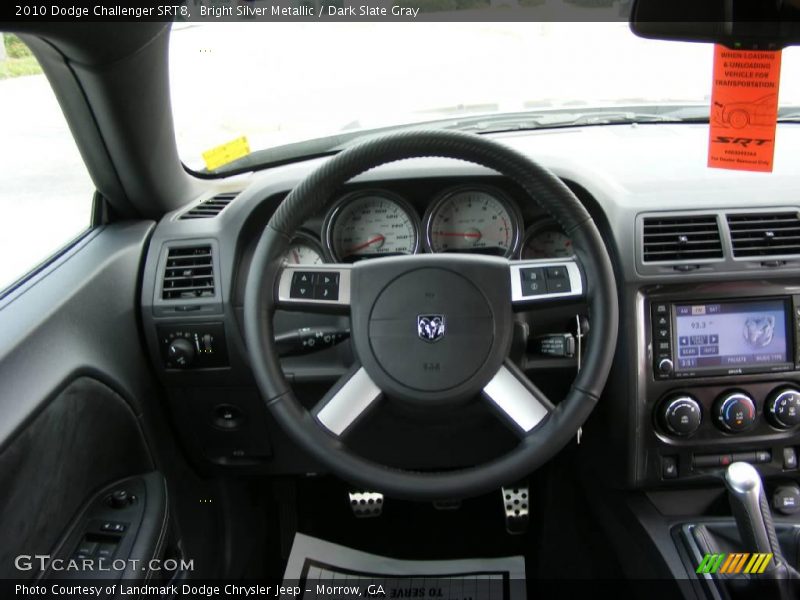 Bright Silver Metallic / Dark Slate Gray 2010 Dodge Challenger SRT8