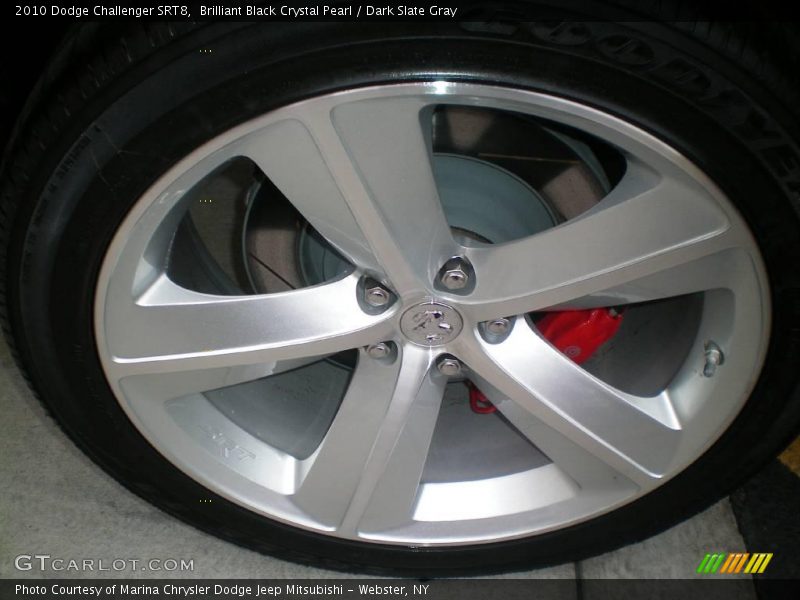 Brilliant Black Crystal Pearl / Dark Slate Gray 2010 Dodge Challenger SRT8