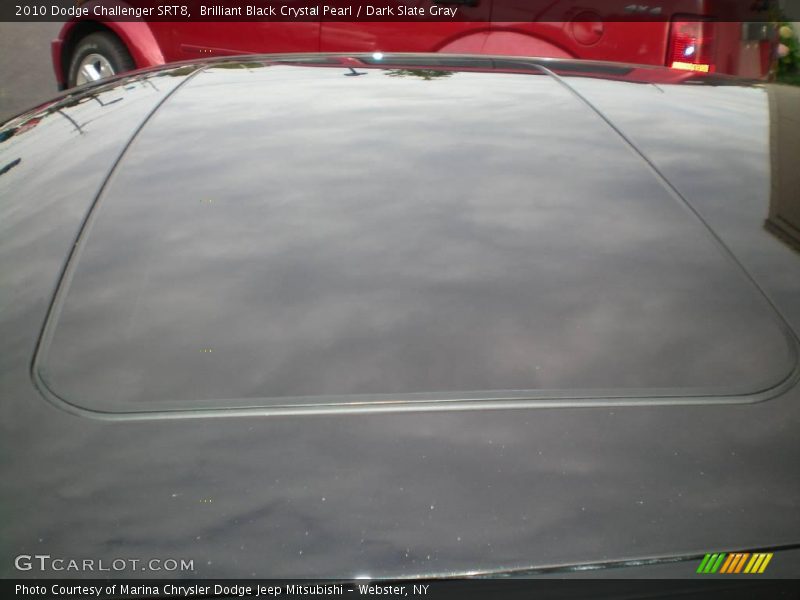 Brilliant Black Crystal Pearl / Dark Slate Gray 2010 Dodge Challenger SRT8