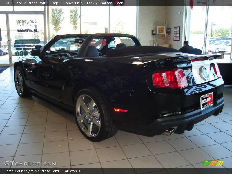 Black / Charcoal Black 2010 Ford Mustang Roush Stage 1 Convertible