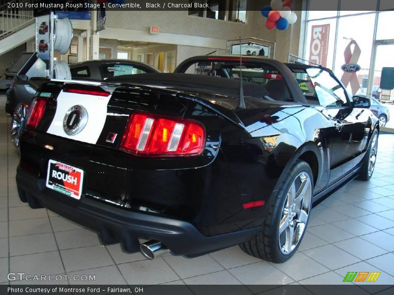 Black / Charcoal Black 2010 Ford Mustang Roush Stage 1 Convertible