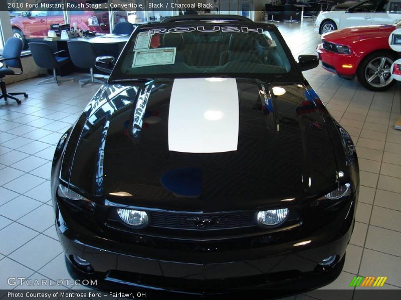 Black / Charcoal Black 2010 Ford Mustang Roush Stage 1 Convertible