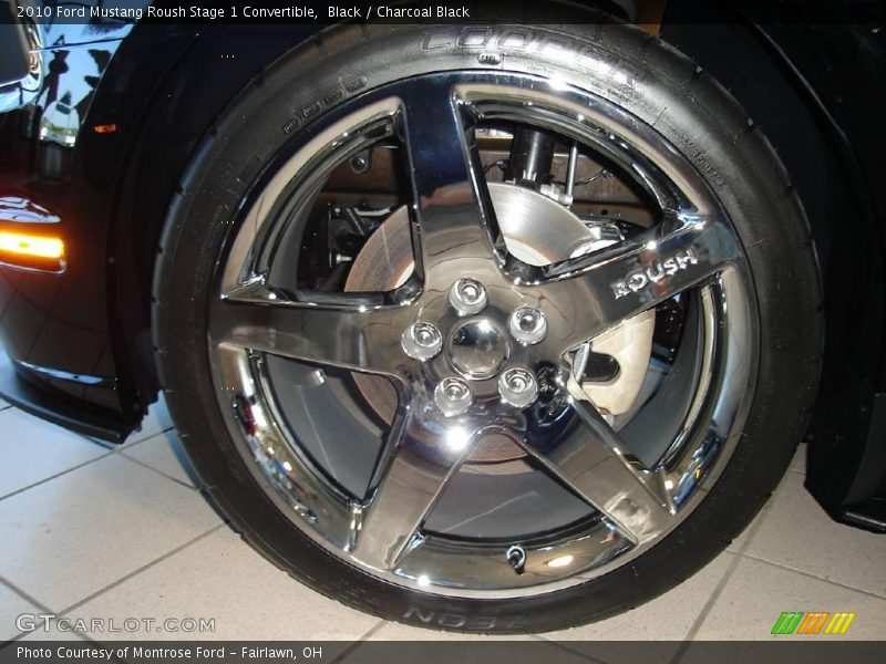 Black / Charcoal Black 2010 Ford Mustang Roush Stage 1 Convertible