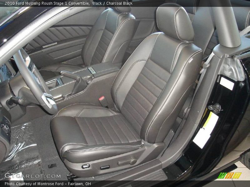 Black / Charcoal Black 2010 Ford Mustang Roush Stage 1 Convertible