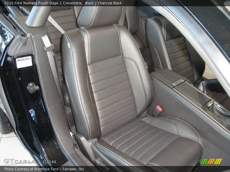 Black / Charcoal Black 2010 Ford Mustang Roush Stage 1 Convertible