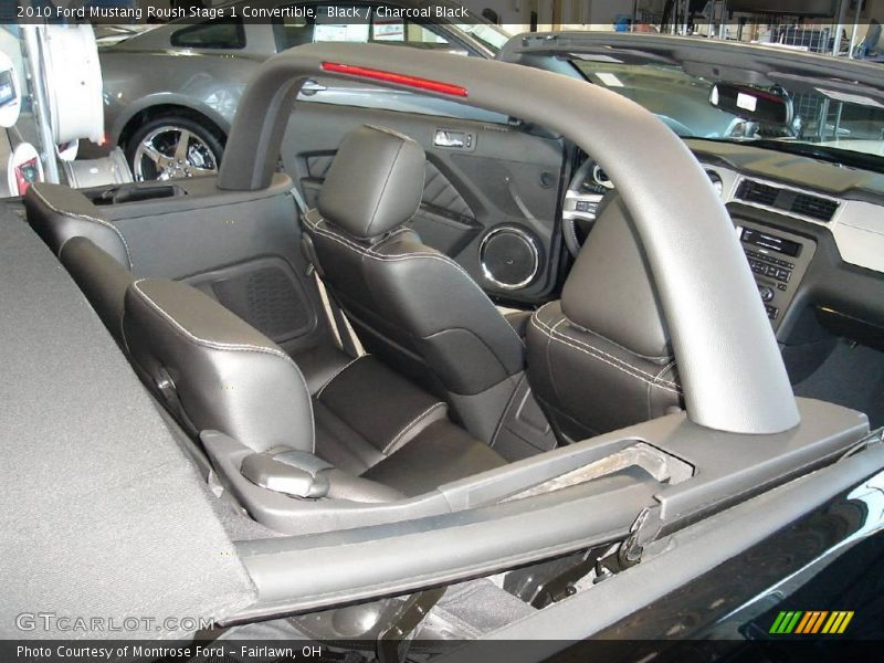 Black / Charcoal Black 2010 Ford Mustang Roush Stage 1 Convertible