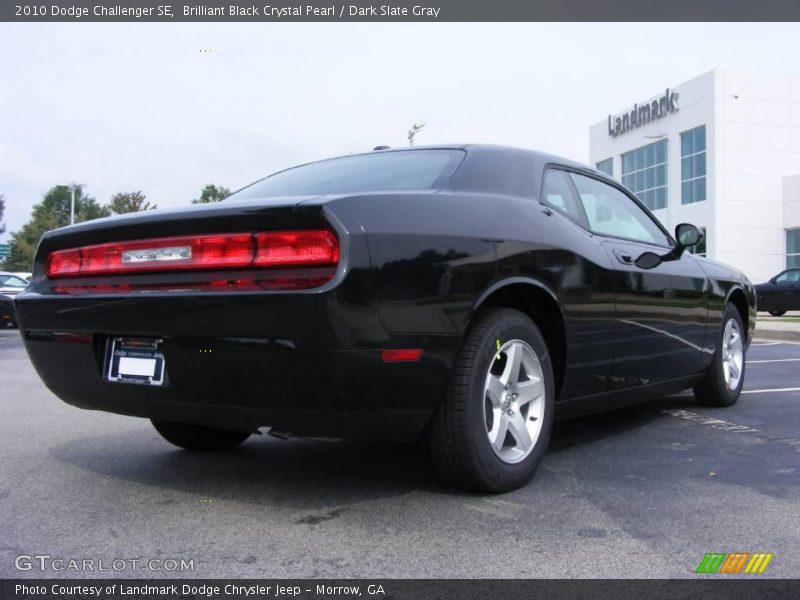 Brilliant Black Crystal Pearl / Dark Slate Gray 2010 Dodge Challenger SE