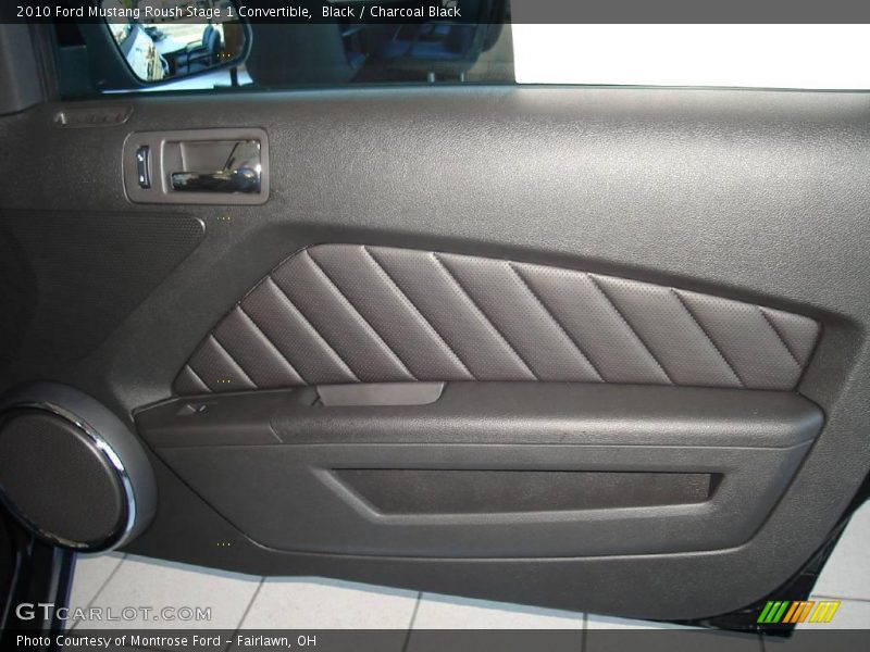 Black / Charcoal Black 2010 Ford Mustang Roush Stage 1 Convertible