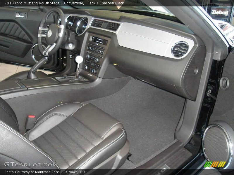 Black / Charcoal Black 2010 Ford Mustang Roush Stage 1 Convertible