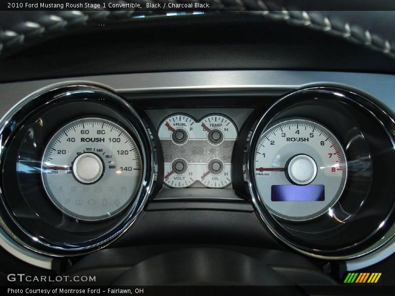 Black / Charcoal Black 2010 Ford Mustang Roush Stage 1 Convertible