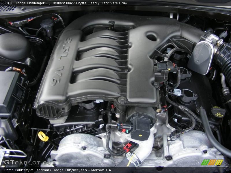 Brilliant Black Crystal Pearl / Dark Slate Gray 2010 Dodge Challenger SE