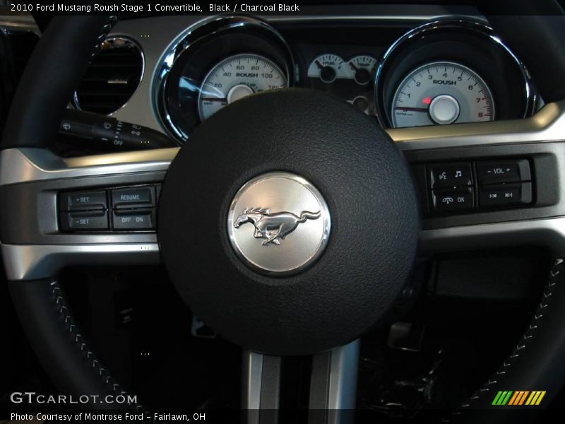 Black / Charcoal Black 2010 Ford Mustang Roush Stage 1 Convertible