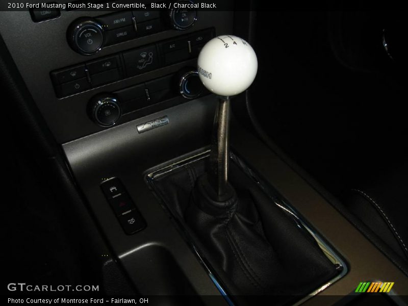 Black / Charcoal Black 2010 Ford Mustang Roush Stage 1 Convertible