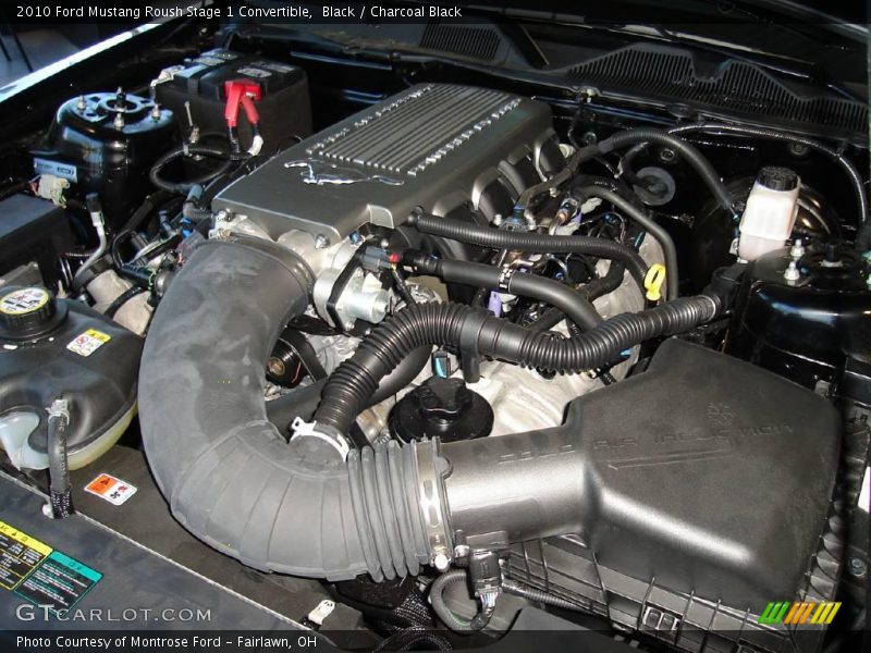 Black / Charcoal Black 2010 Ford Mustang Roush Stage 1 Convertible