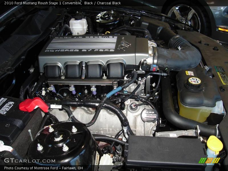 Black / Charcoal Black 2010 Ford Mustang Roush Stage 1 Convertible