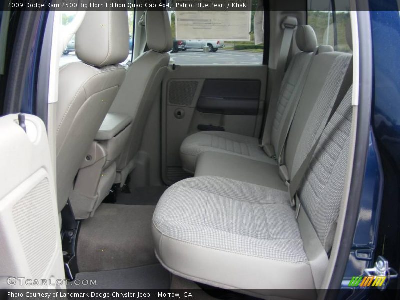 Patriot Blue Pearl / Khaki 2009 Dodge Ram 2500 Big Horn Edition Quad Cab 4x4