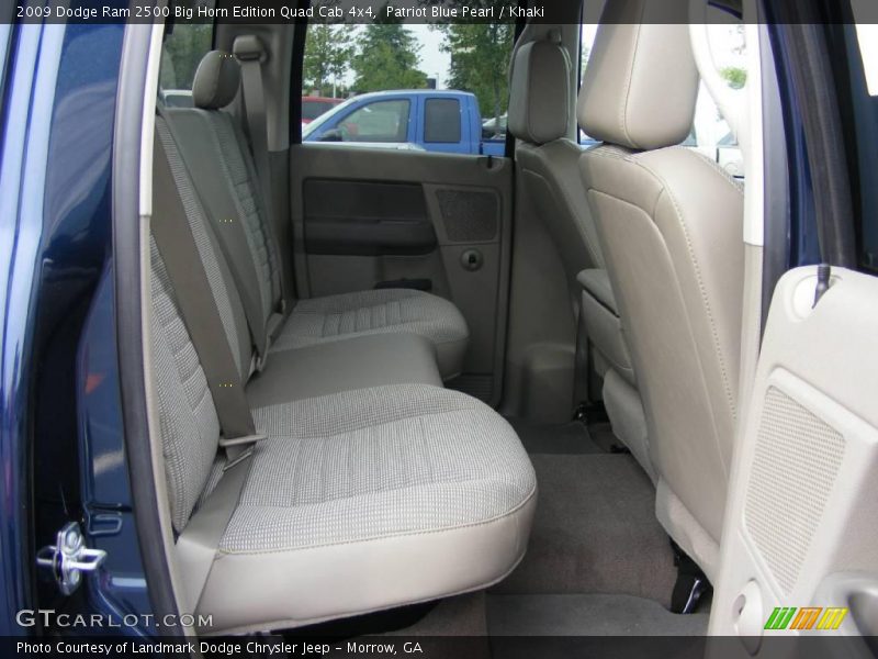 Patriot Blue Pearl / Khaki 2009 Dodge Ram 2500 Big Horn Edition Quad Cab 4x4