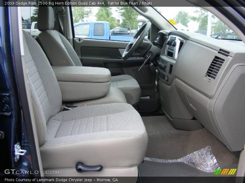 Patriot Blue Pearl / Khaki 2009 Dodge Ram 2500 Big Horn Edition Quad Cab 4x4