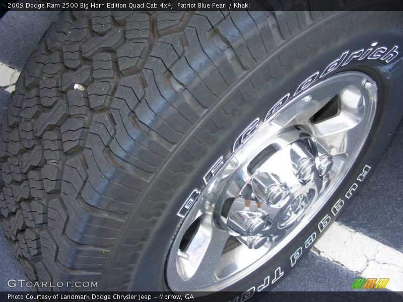 Patriot Blue Pearl / Khaki 2009 Dodge Ram 2500 Big Horn Edition Quad Cab 4x4