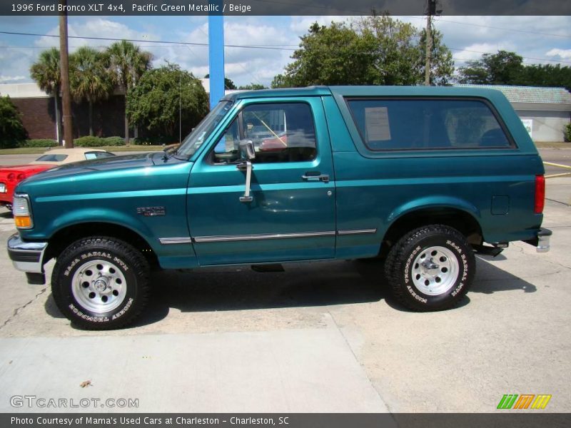  1996 Bronco XLT 4x4 Pacific Green Metallic