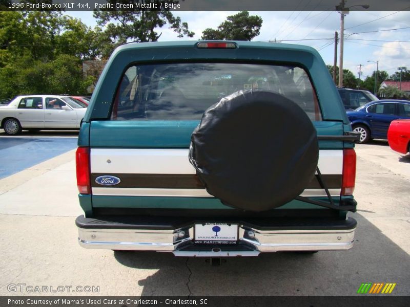 Pacific Green Metallic / Beige 1996 Ford Bronco XLT 4x4